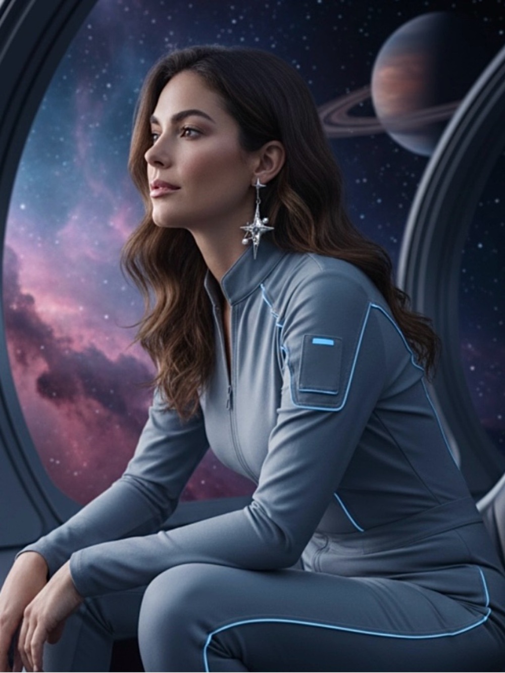 Orbiting Star - Earrings